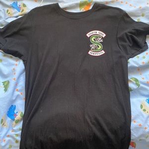 T-Shirt, Black, Southside Serpents T-shirt, Size Medium